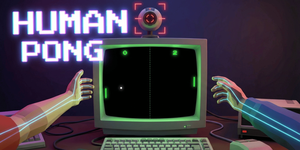 HumanPong — Retro Pong with Webcam Body Control